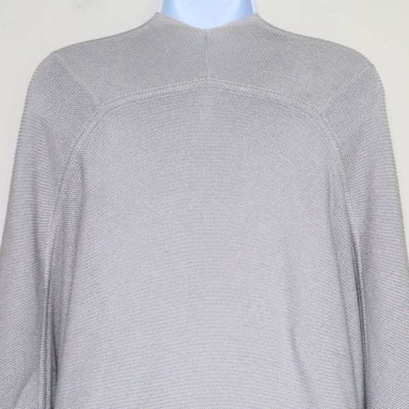 The Group BABATON Gray Cotton Knit Javier Cocoon Cardigan Sweater Women's 2XS/XS - Picture 7 of 11